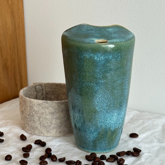 kubki Ceramiczny kubek podróżny 400ml
