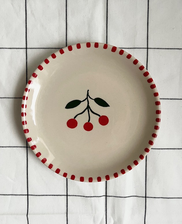 patery i talerze Talerz Cherries