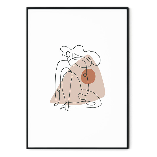 Plakat skandynawski Terracotta no. 20 myscandi