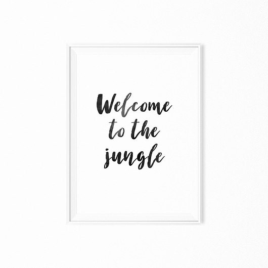 Plakat Welcome to the jungle myscandi