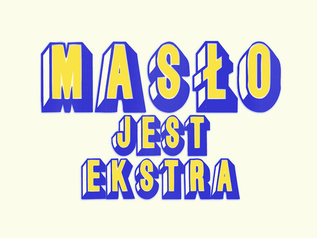plakaty Masło jest ekstra x print