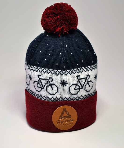 beanie pompom bike* burgund * YOGI BABU PROJEKT yogi babu projekt