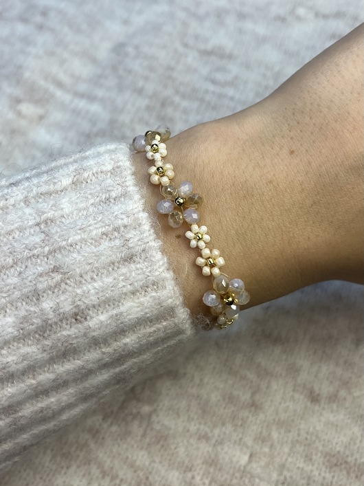 bransoletki ze szkła Bransoletka z koralików