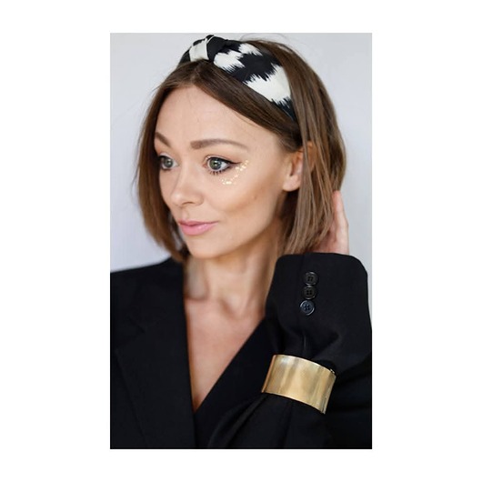 opaski do włosów Opaska jedwabna