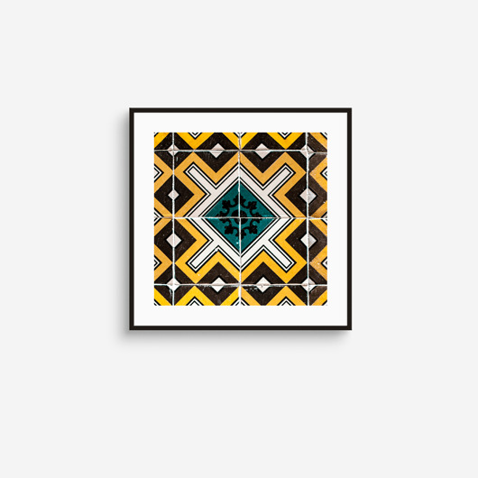 PLAKAT INDIAN SUMMER 20x20cm, bez ramki Sun Patterns