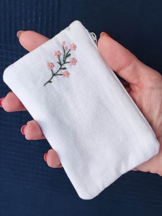 kosmetyczki Mini saszetka haftowana