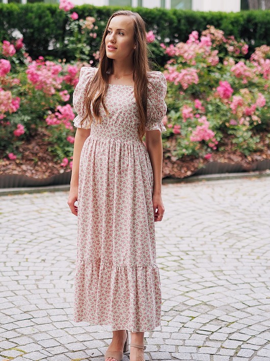 sukienki midi damskie Sukienka Rose