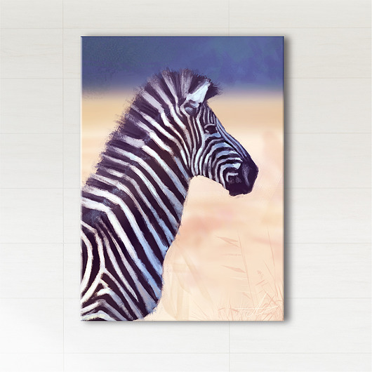obrazy Obraz - Afryka, zebra - wydruk na płótnie