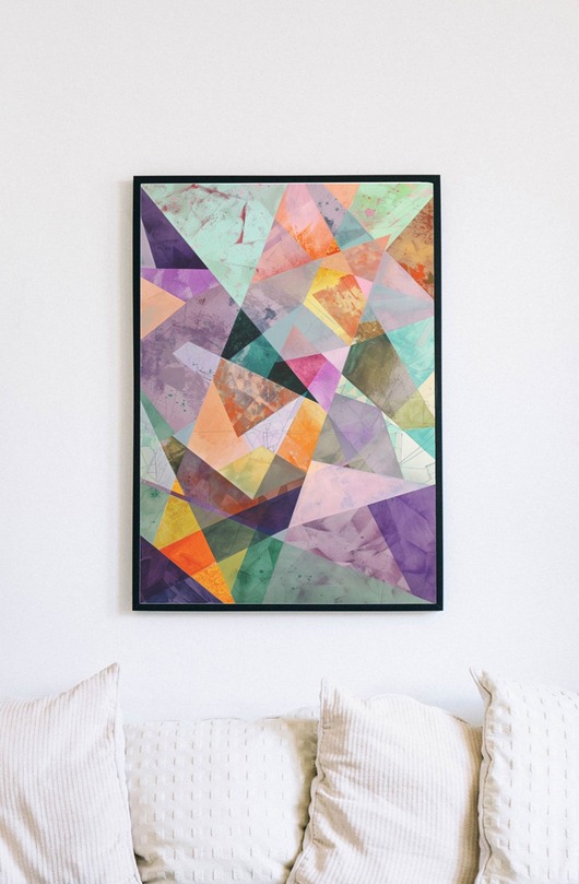 plakaty Plakat - Abstract shapes 4