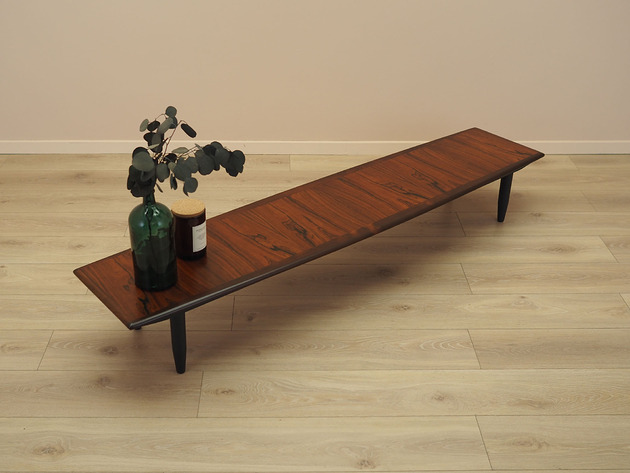 stoliki kawowe Lowboard fornirowany palisandrem, Dania, lata 70.