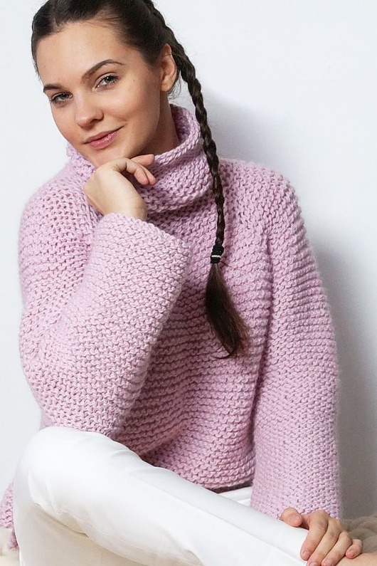 swetry damskie  Sweter Wiri w różu