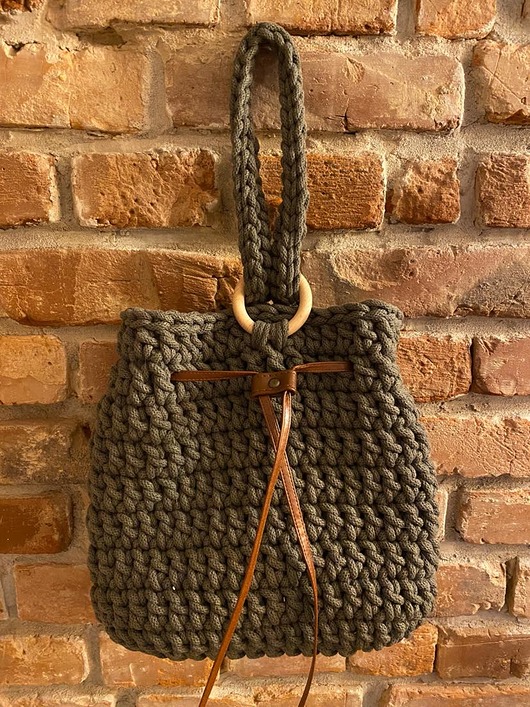 torebki do ręki Torebka worek damska handmade