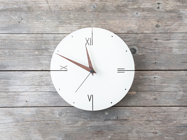 zegar ścienny SIMPLE CUTS 25cm _ oh!CLOCK Wystrój Zwierza