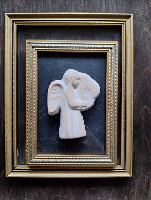 figurki i rzeźby Figurka anioła zawieszka ceramiczna