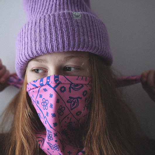 apaszki Różowa Bandanka