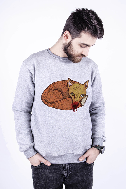 Bluza męska 'lisek chytrusek' dziendobry
