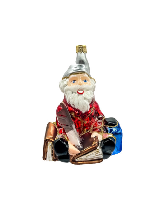 ozdoby choinkowe Bombka choinkowa: Mądry Skrzat Pisarz