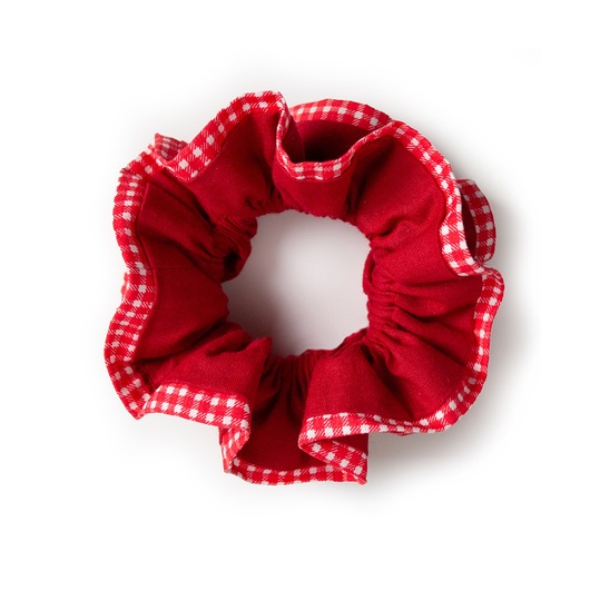 gumki do włosów Ruffle scrunchie Crimson-Snow