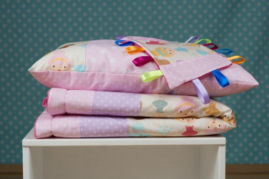 Lekki kocyk i podusia Bawełna Polarek GRATIS LalaShop