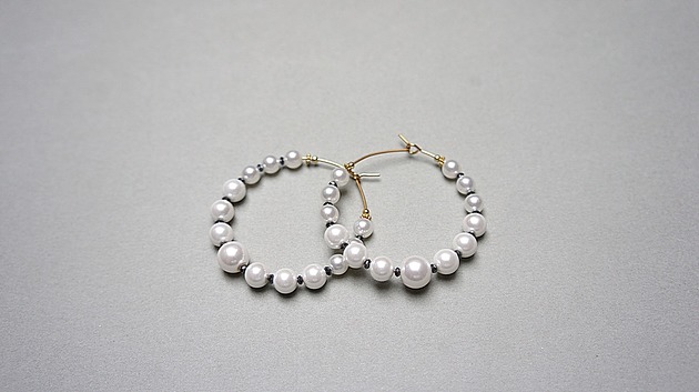 kolczyki - inne Alloys Collection - Wianki (Pearls) vol. 2 - kolczyki