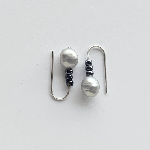 kolczyki z kamieniami Kolczyki OKRĄG