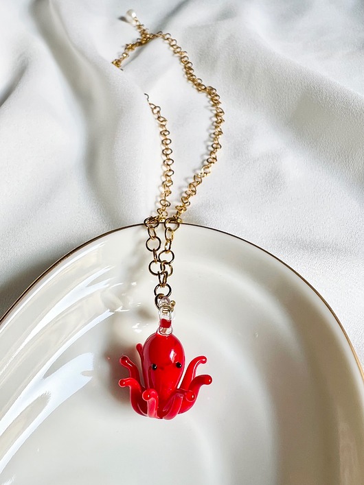 wisiory Naszyjnik Ośmiorniczka