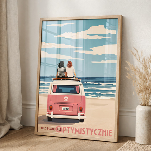 plakaty Plakat  Optymistycznie