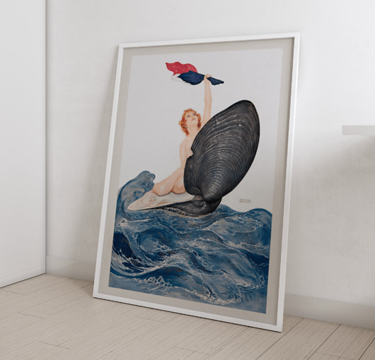 plakaty Plakat Vintage Retro Mermaid