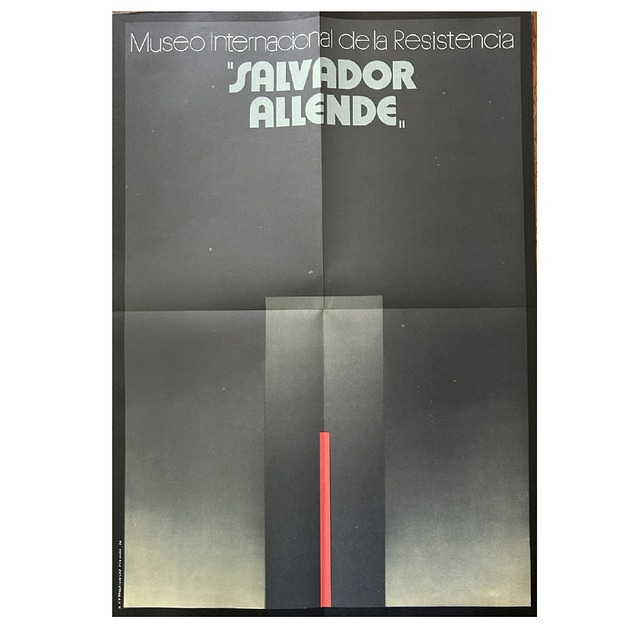 plakaty Plakat wystawowy Salvador Allende, aut. A. Cetnarowski, 1978 r