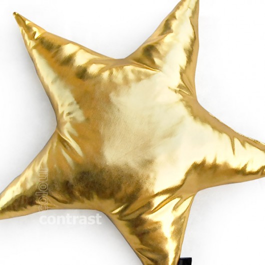 poduszka - gwiazdka gold colour contrast