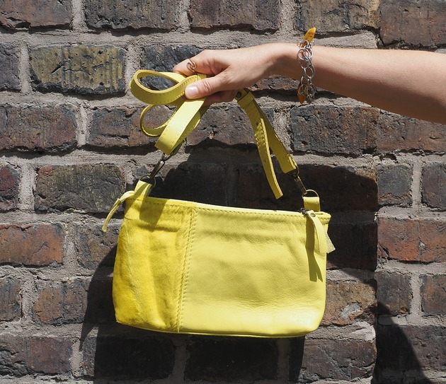 torby na ramię Torebka kopertówka Pola -żółta crossbody bag