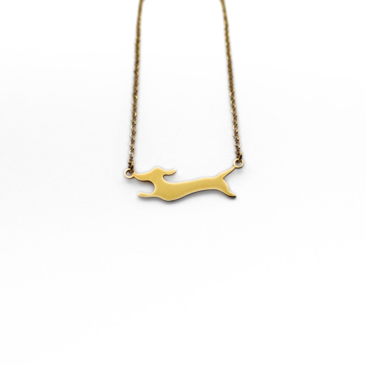 złote naszyjniki Naszyjnik "Jamniczek" złoty