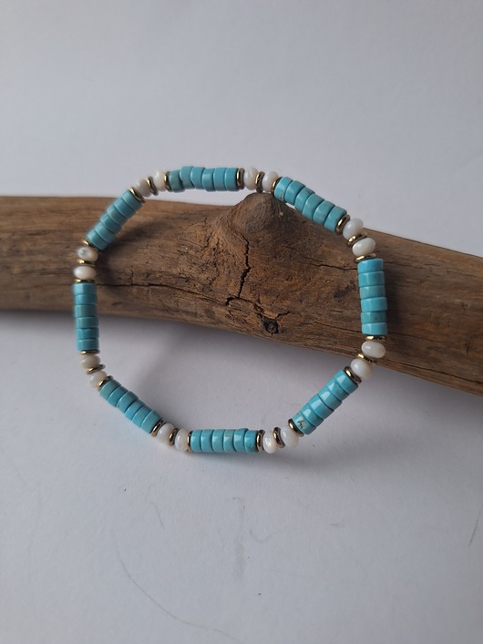 bransoletki z kamieni naturalnych Bransoletka turkus hematyt