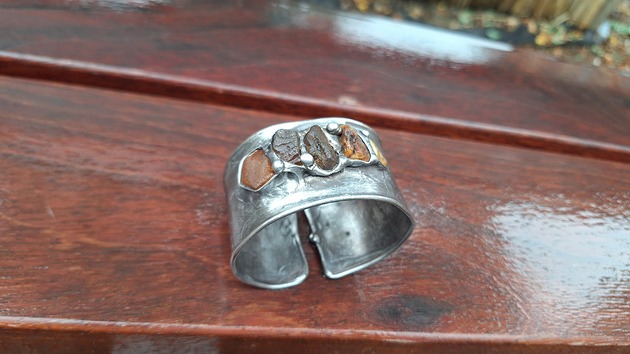 bransoletki wire wrapping Rządkiem leżą - bransoletka regulowana