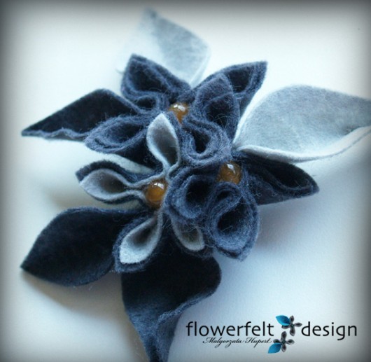 Bursztynowa FlowerFelt Design