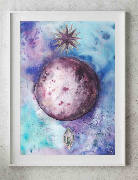 grafiki i ilustracje Moon