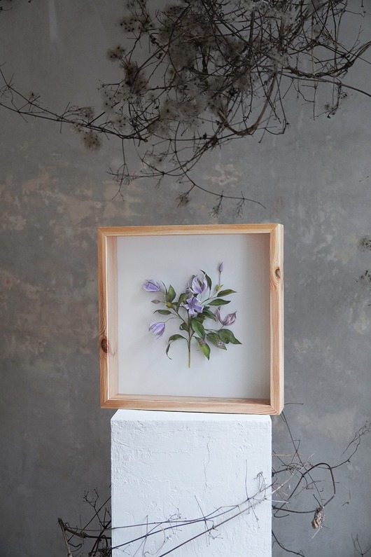 inne Obiekt botaniczny z papieru, roślina - powojnik mniejszy