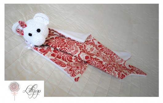 Hug&sleep- czerwony przytulak dla dziecka Lollipop