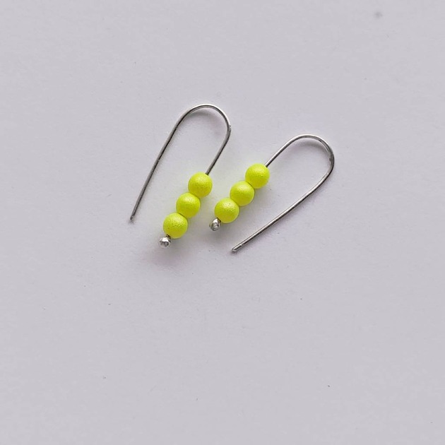 kolczyki z kamieniami Kolczyki OKRĄG