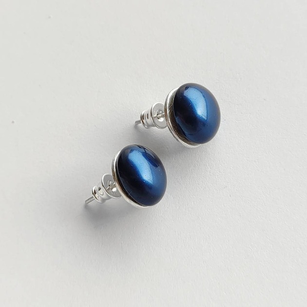 kolczyki z kamieniami Kolczyki OKRĄG