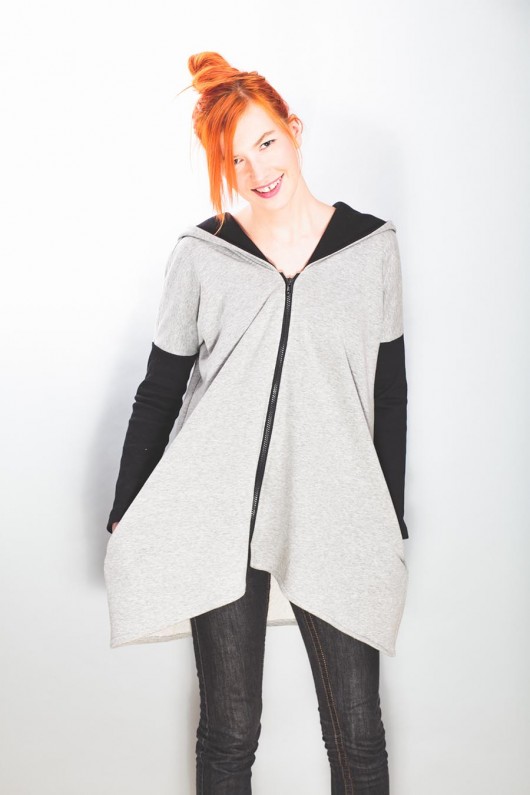 Bluza kardigan peleryna - Mega over size  Benni