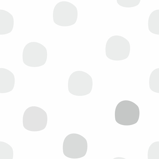 naklejki ścienne do pokoju dziecka Tapeta dziecięca Szare Kropki ( Grey Dots )