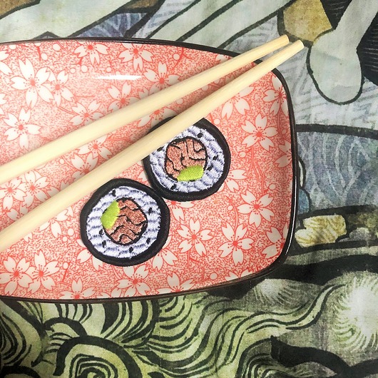 naszywki na ubrania Naszywka Sushi