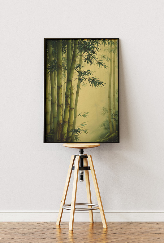 plakaty Plakat Japoński - Bambusowy las