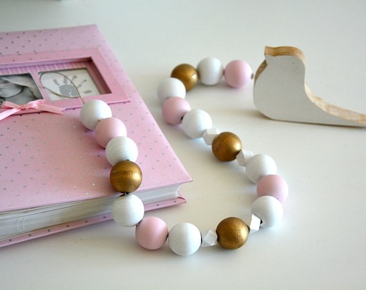 Girlanda drewniana Wooden Love