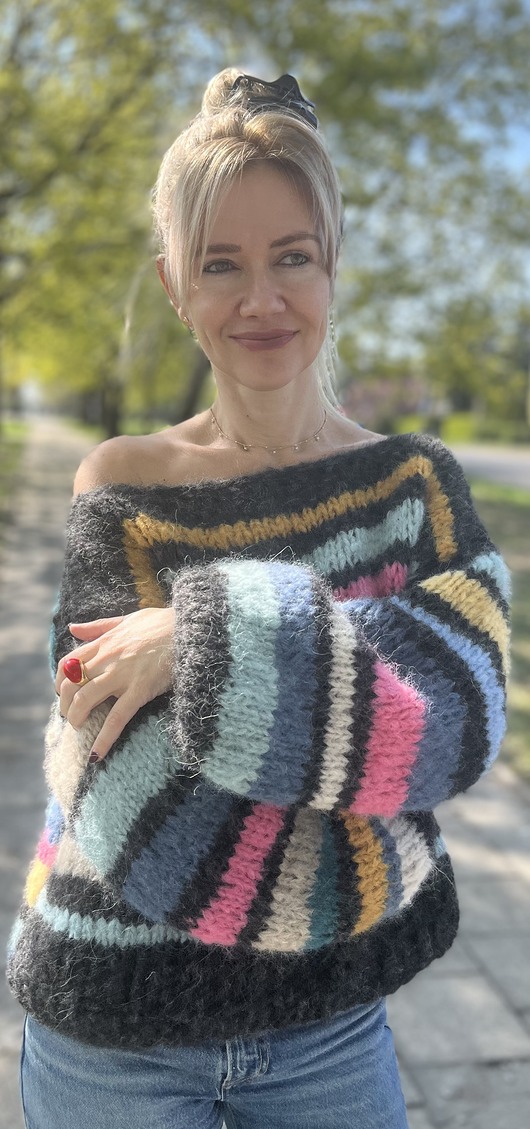 swetry damskie Sweter oversize