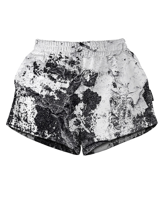 szorty damskie Shorty Spodenki Damskie DR.CROW Marble Grey
