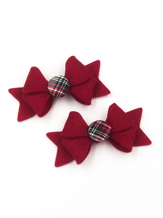 ozdoby do włosów dla dzieci Spinki do włosów Butterlfy Bow Christmas