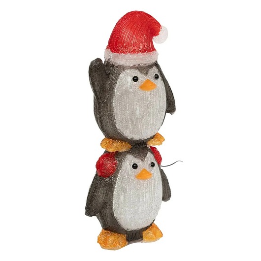 dekoracje świąteczne Dekoracja świetlna zewnętrzna, Pingiwnki, 60 LED, 49 cm