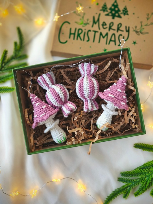 ozdoby choinkowe Ozdoby na choinkę, Zestaw ozdob świątecznych, Choinkowe zawieszki